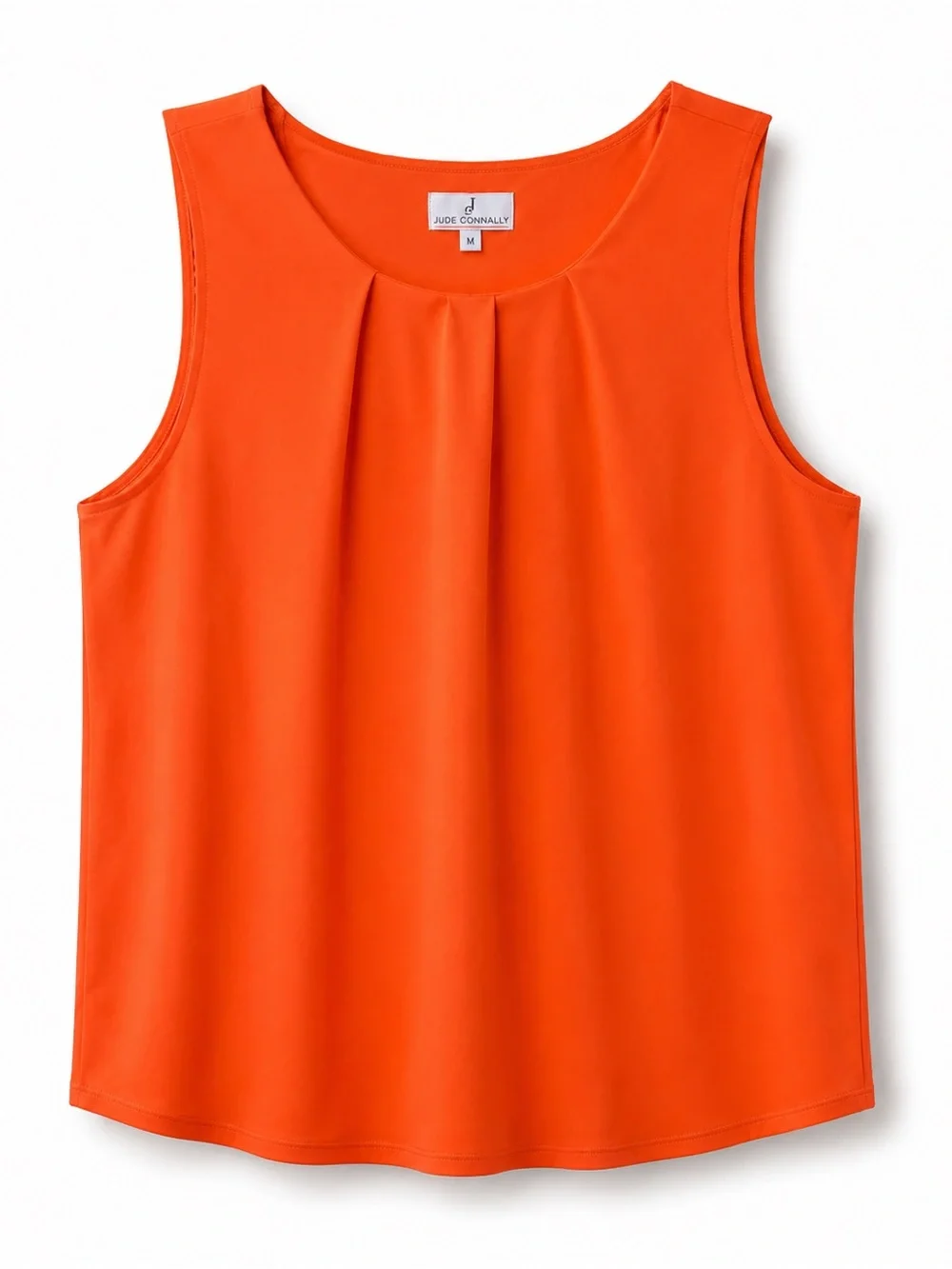 JUDE CONNALLY APRICOT ORANGE SLEEVELESS TOP SZ L NWT - Picture 2 of 4